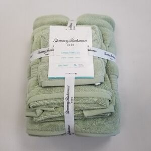 Tommy Bahama 6 Piece Towel Set Cotton NWT